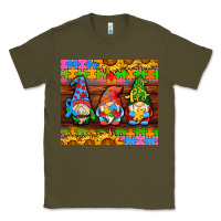 Army Green autism gnomes Classic Tee - AdoDesignShop