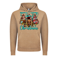 Vintage Coffee merry christmas Vintage Hoodie - JahusDesignShop