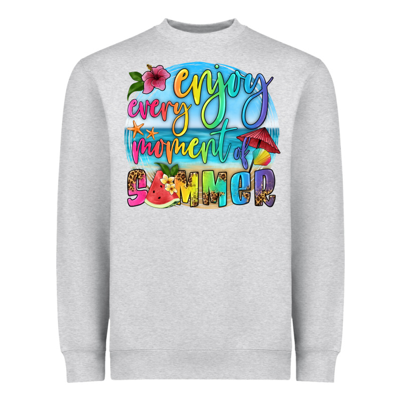 Enjoy Every Moment Of Summer Heavyweight Sweatshirt by HRA Design Shop | Teevron