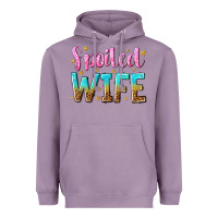 Lavender spoiled wife Heavyweight Hoodie - NancyCooperArtShop