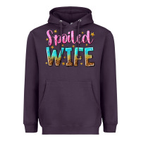Plum spoiled wife Heavyweight Hoodie - NancyCooperArtShop