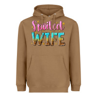 Toasted Coconut spoiled wife Heavyweight Hoodie - NancyCooperArtShop