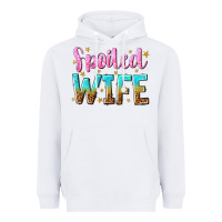 White spoiled wife Heavyweight Hoodie - NancyCooperArtShop