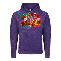 Cloud Purple Our Lady of Guadalupe Vintage Hoodie - CTS Tumbler Store