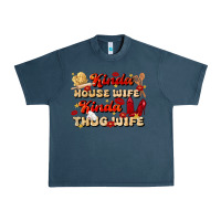 Midnight Navy kinda house wife kinda thug wife Urban Heavy Tee - JahusDesignShop