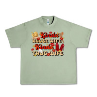 Oil Green kinda house wife kinda thug wife Urban Heavy Tee - JahusDesignShop