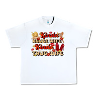 White kinda house wife kinda thug wife Urban Heavy Tee - JahusDesignShop