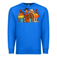 True Royal thankful Premium Sweatshirt - MaliasSmallBusiness