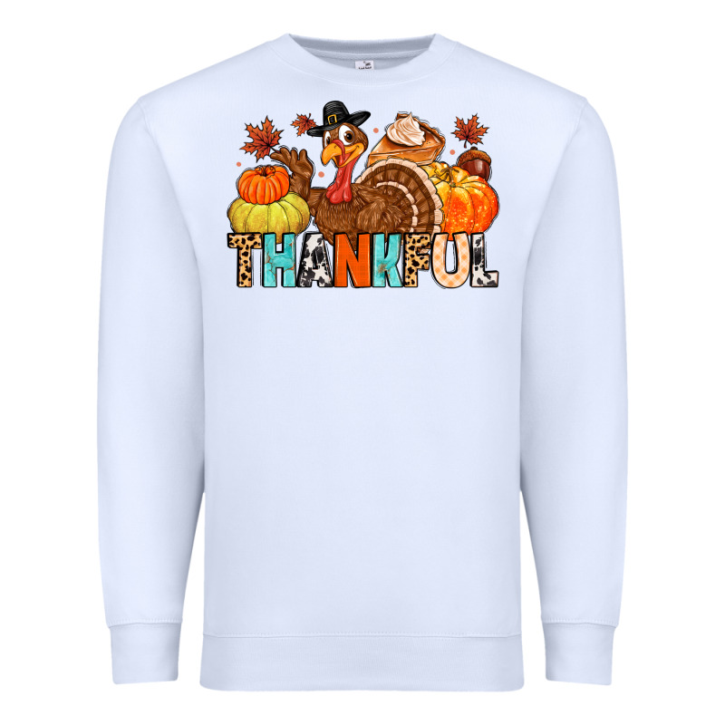 Thankful Premium Sweatshirt by MaliasSmallBusiness | Teevron