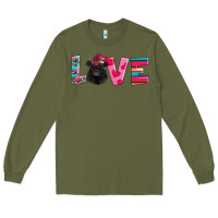 Army Green belted galloway Long Sleeve Tee - AdoDesignShop