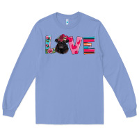 Colony Blue belted galloway Long Sleeve Tee - AdoDesignShop