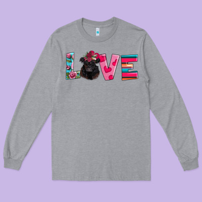 Belted Galloway Long Sleeve Tee Designed By Adodesignshop