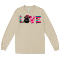 Mushroom belted galloway Long Sleeve Tee - AdoDesignShop