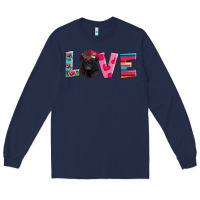 Navy belted galloway Long Sleeve Tee - AdoDesignShop