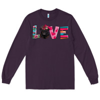 Plum belted galloway Long Sleeve Tee - AdoDesignShop