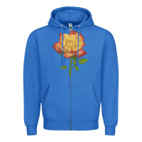 True Royal rainbow's end rose Zipper Hoodie - LillyAllenDesigns
