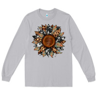 Cowhide Leopard Aztec Sunflower Long Sleeve Tee | Teevron