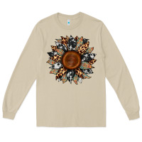 Mushroom cowhide leopard aztec sunflower Long Sleeve Tee - Artiststas