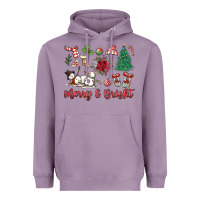 Lavender merry bright Heavyweight Hoodie - MaliasSmallBusiness