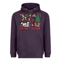 Plum merry bright Heavyweight Hoodie - MaliasSmallBusiness