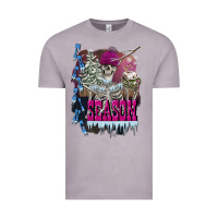 Vintage Zinc freezing season skeleton Vintage Tee - FaDigitalArtStudio