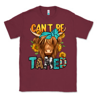 Burgundy can't be tamed longhaired cow Classic Tee - Jasminsmagicworld