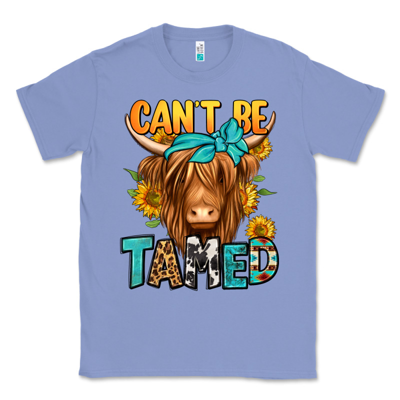 Can't Be Tamed Longhaired Cow Classic Tee by Jasminsmagicworld | Teevron