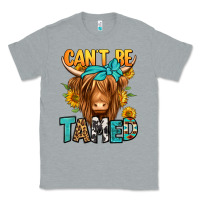 Heather Grey can't be tamed longhaired cow Classic Tee - Jasminsmagicworld