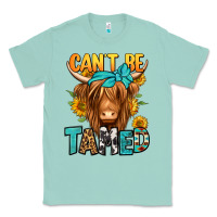 Seafoam can't be tamed longhaired cow Classic Tee - Jasminsmagicworld