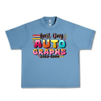 Pebble Blue last day autographs Urban Heavy Tee - JahusDesignShop
