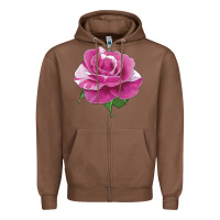 Chestnut parade day rose Zipper Hoodie - LillyAllenDesigns