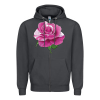 Smoke parade day rose Zipper Hoodie - LillyAllenDesigns