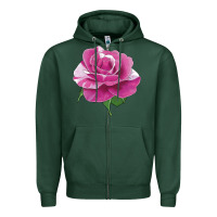 Sports Green parade day rose Zipper Hoodie - LillyAllenDesigns