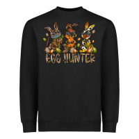 Black egg hunter Heavyweight Sweatshirt - RacoonDesign