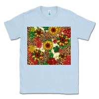 Dusty Blue juneteenth sunflowers Classic Tee - Artiststas