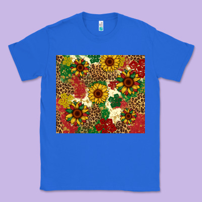 Juneteenth Sunflowers Classic Tee Designed By Artiststas