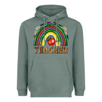 Sage rainbow teacher Heavyweight Hoodie - NancyCooperArtShop