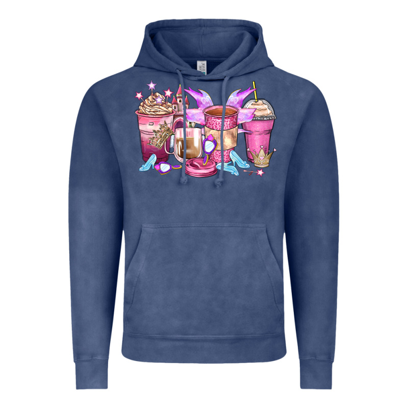 Princess Coffee Cups Vintage Hoodie by Zillion Design Studio | Teevron