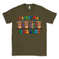 Army Green Its Okay To Be Different Classic Tee - CowhideDigitalArt