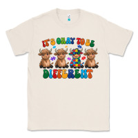 Natural Its Okay To Be Different Classic Tee - CowhideDigitalArt