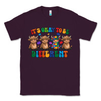 Plum Its Okay To Be Different Classic Tee - CowhideDigitalArt