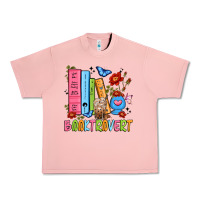 Salmon booktrovert Urban Heavy Tee - JahusDesignShop