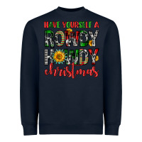 Navy have yourself a rowdy howdy christmas Heavyweight Sweatshirt - FaDigitalArtStudio