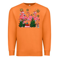 Carrot christmas flamingos Premium Sweatshirt - MaliasSmallBusiness