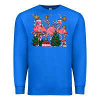 True Royal christmas flamingos Premium Sweatshirt - MaliasSmallBusiness