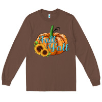 Chestnut fall y'all pumpkin Long Sleeve Tee - JahusDesignShop