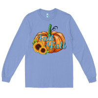 Colony Blue fall y'all pumpkin Long Sleeve Tee - JahusDesignShop