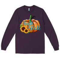 Plum fall y'all pumpkin Long Sleeve Tee - JahusDesignShop
