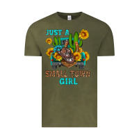 Vintage Olive just a small town girl Vintage Tee - HRA Design Shop