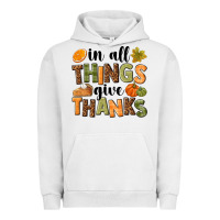 Pigment Lunar Rock In all things give thanks Urban Hoodie - NancyCooperArtShop